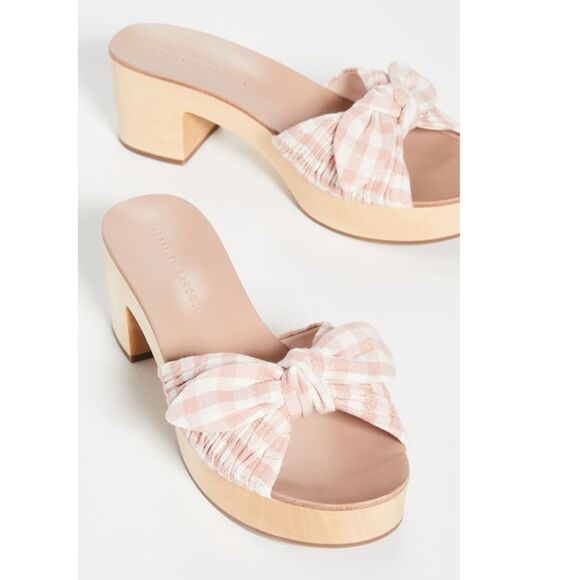 Loeffler Randall Regina Clog Sandal 10 Pink NEW - Picture 1 of 10